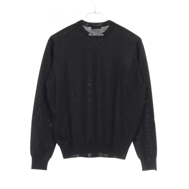 バレンシアガ BALENCIAGA ニット 衣料品 トップス ウール メンズ レディース ブラック系 524177 【中古】 バレンシアガ BALENCIAGA ニット 衣料品 トップス ウール メンズ