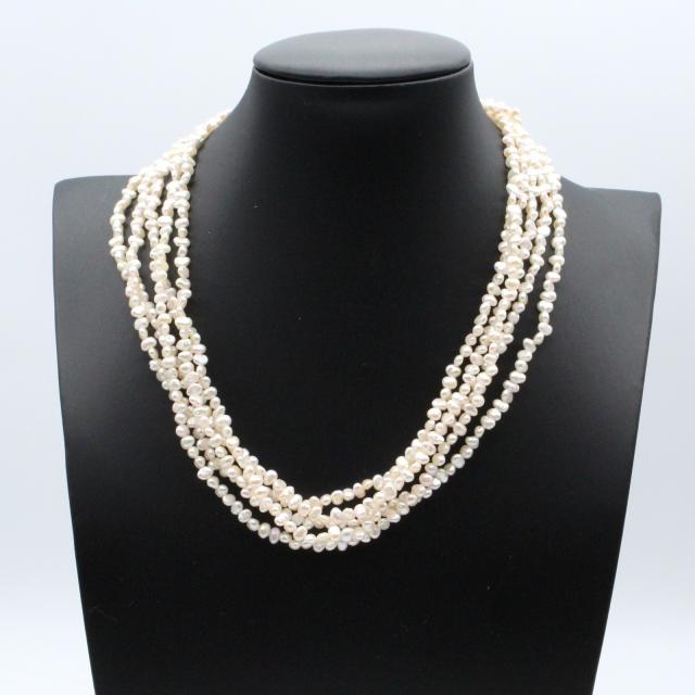 美品】TASAKI タサキ 本真珠 ネックレス パール シルバー 4.1mm