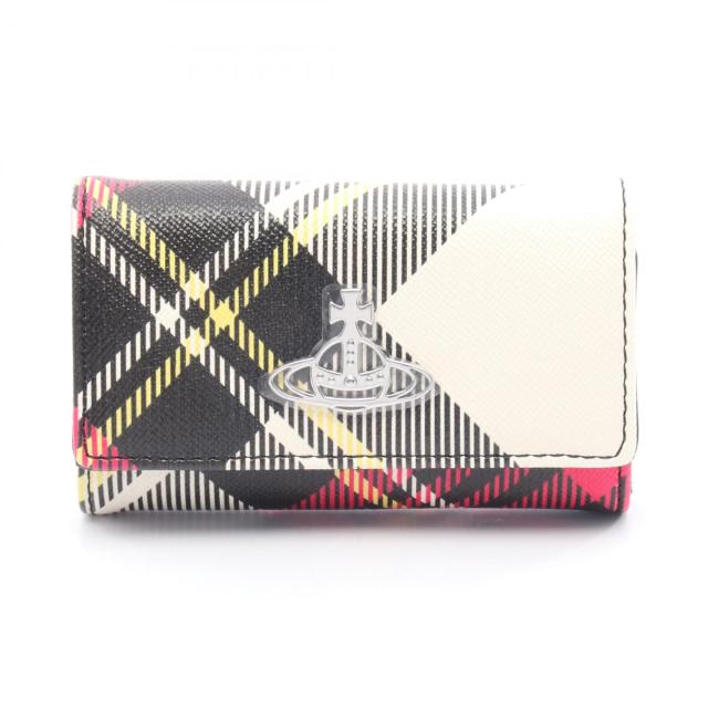 ヴィヴィアンウエストウッド Vivienne Westwood オーブ キーケース アクセサリー PVCコーティングキャンバス レディース ピンク系 / ブラック系 / マルチカラー 51020001S0012O101 【新品】