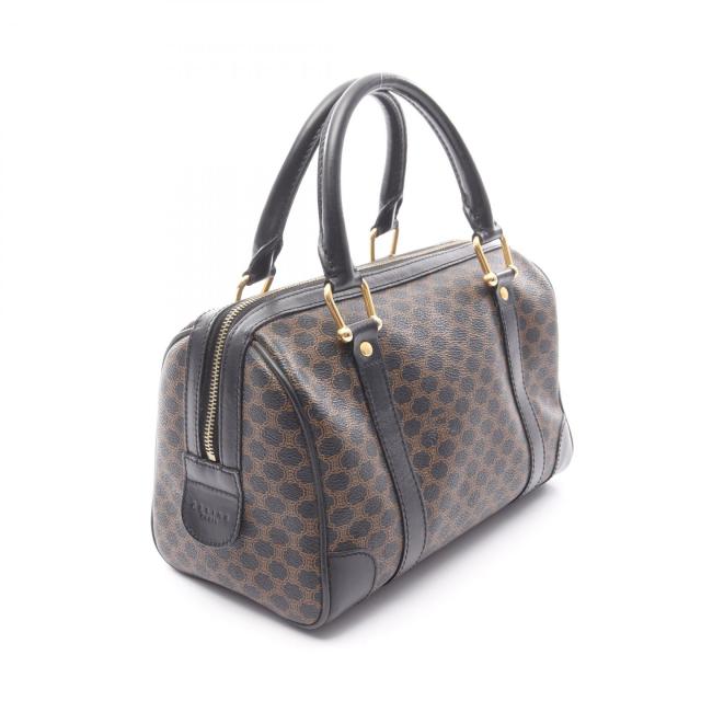 セリーヌ CELINE マカダム ハンドバッグ バッグ PVCコーティング