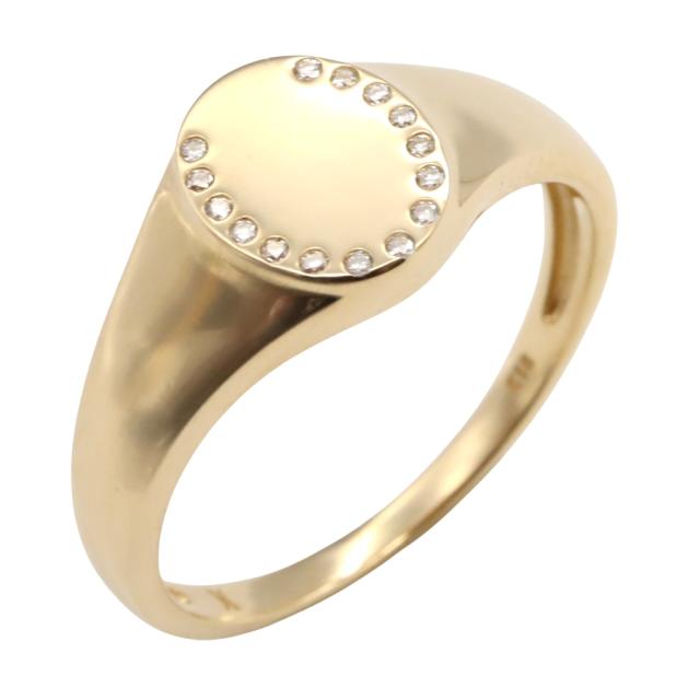 VENDOME ヴァンドーム K18 ダイヤ付リング 11.5号 3.8g 18金 デザインリング 研磨済 ヴァンドーム青山 K18 ダイヤモンド リング 13号