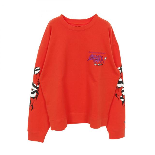 クロムハーツ Chrome Hearts SWTSHRT PLVR サイズ:XL マリブ限定バックホースシュープリントプルオーバーパーカー 中古 GZ11 CHROME HEARTS クロムハーツ（原本無） SWTSHRT HD ZIP アームロゴ