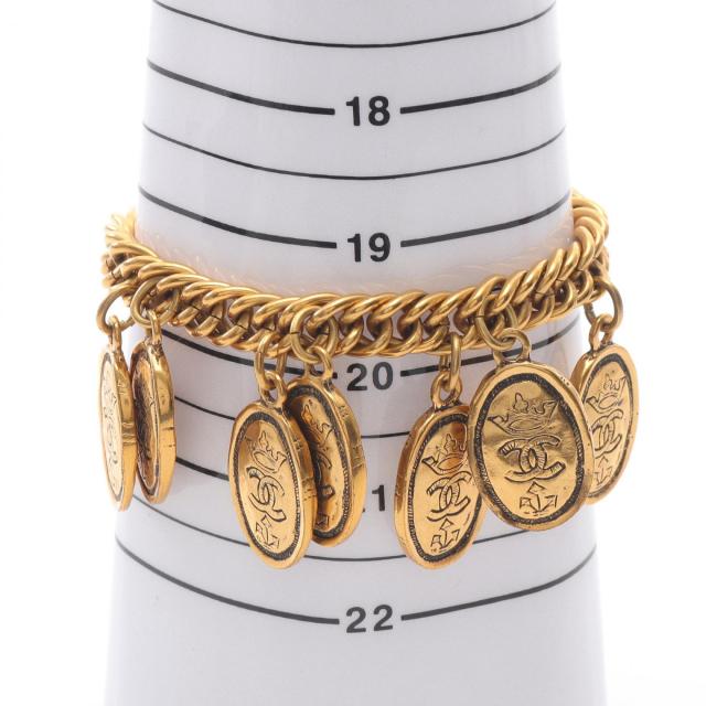 シャネル CHANEL ココマーク クラウン ブレスレット アクセサリー GP