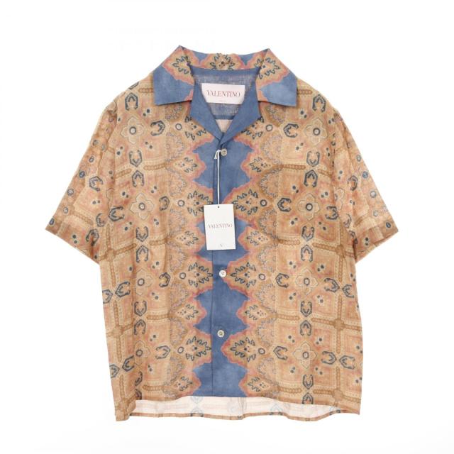 ヴァレンチノ Valentino VOYAGE IMAGINAIRE 衣料品 トップス ファブリック メンズ ブラウン系 / ブルー系 / マルチカラー 【中古】