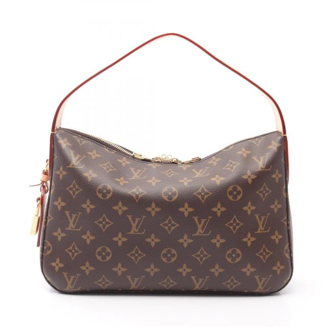 ルイ・ヴィトン LOUIS VUITTON スラウチィ PM ショルダーバッグ バッグ PVCコーティングキャンバス レザー モノグラム レディース ブラウン系 M11952 【中古】