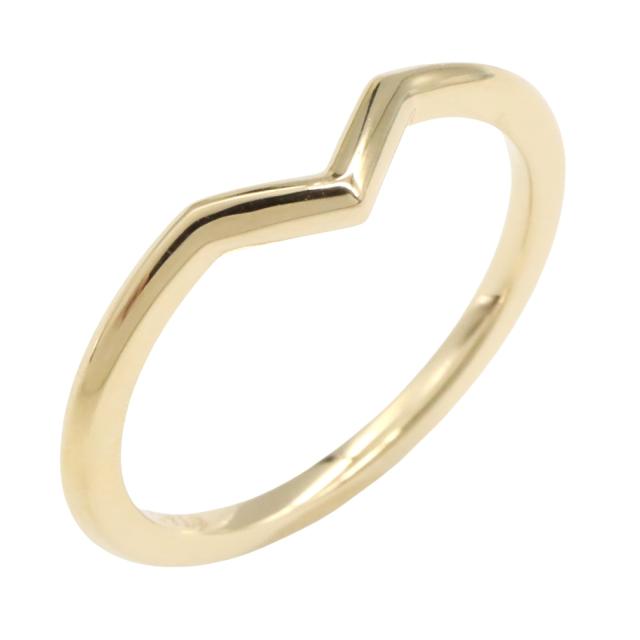 ティファニー TIFFANY＆CO Vバンド リング リング・指輪 ジュエリー K18（イエローゴールド） レディース ゴールド系 【中古】