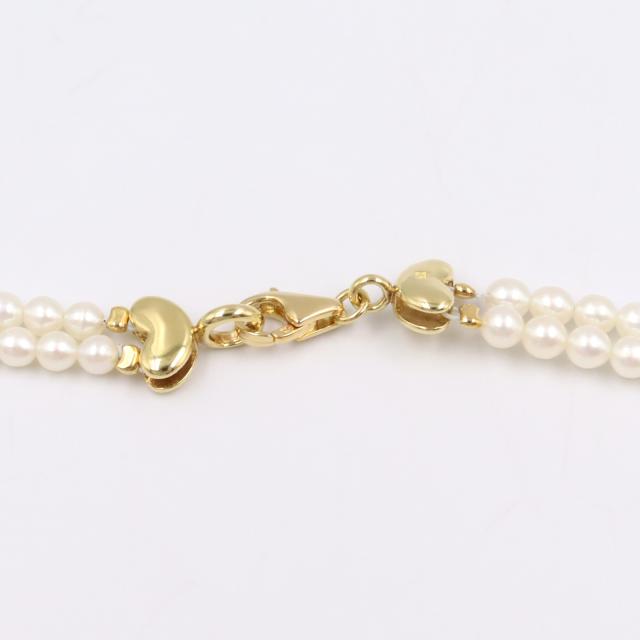 美品】ミキモト k18 ペルリータ ベビーパール ネックレス 箱付き