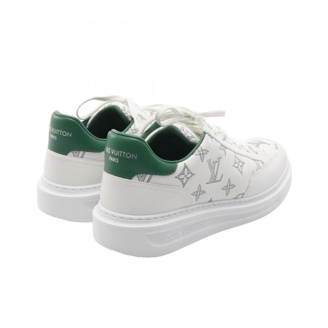 ルイ・ヴィトン LOUIS VUITTON ビバリーヒルズライン モノグラム スリッポン 靴 レザー メンズ グリーン系 【中古】 ルイ・ヴィトン LOUIS VUITTON ビバリーヒルズライン モノグラム