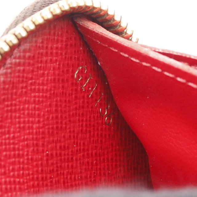 LOUIS VUITTON ダミエ ポルトフォイユ クレマンス レッド 長財布 ルイ