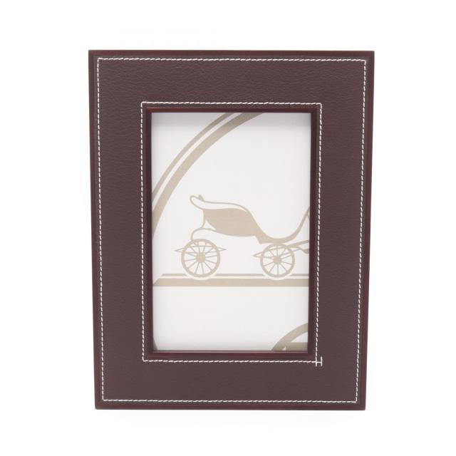 エルメス HERMES フォトフレーム 写真立て アクセサリー レザー