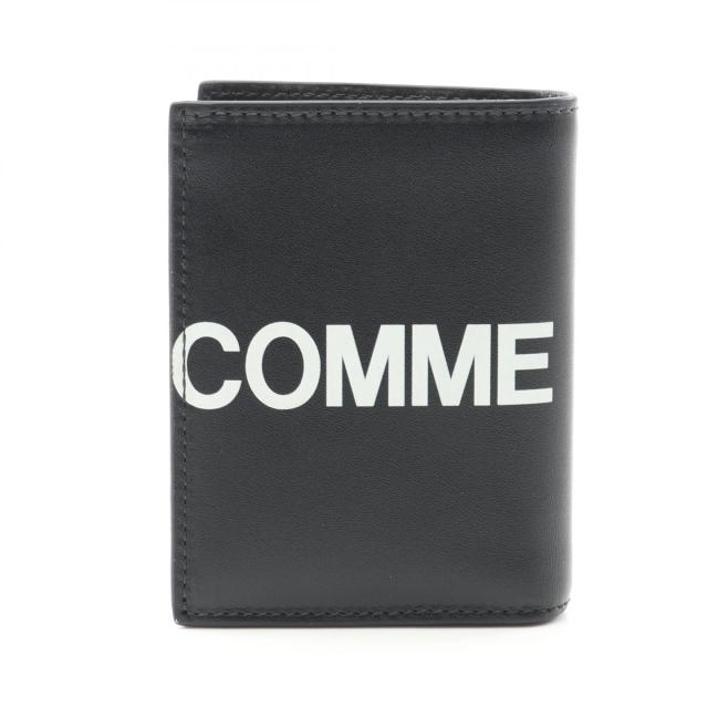 コムデギャルソン COMME des GARCONS 二つ折り財布 財布 レザー メンズ レディース ブラック系 SA0641HL 【新品】