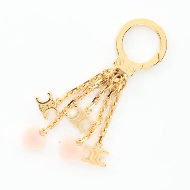 セリーヌ CELINE トリオンフ ゴールド バッグチャーム キーホルダー
