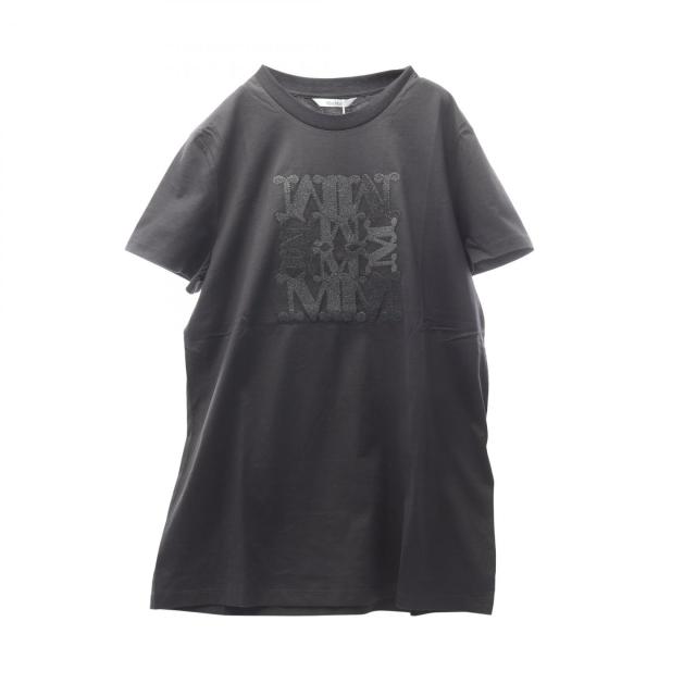 マックスマーラ MAX MARA GIOVANE ジオヴァニ カットソー 衣料品 トップス コットン レディース ブラック系 2411941052600005L 【新品】
