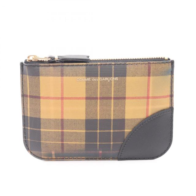 コムデギャルソン COMME des GARCONS ケース 財布 ファブリック / フェイクレザー レディース マルチカラー / ブラック系 SA8100LT 【新品】