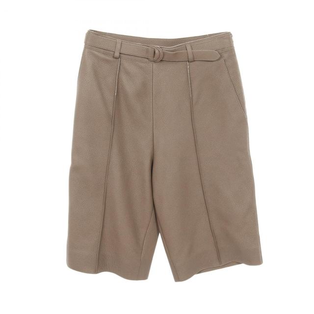 エルメス HERMES パンツ 衣料品 ボトムス ディアスキン レディース ブラウン系 【中古】