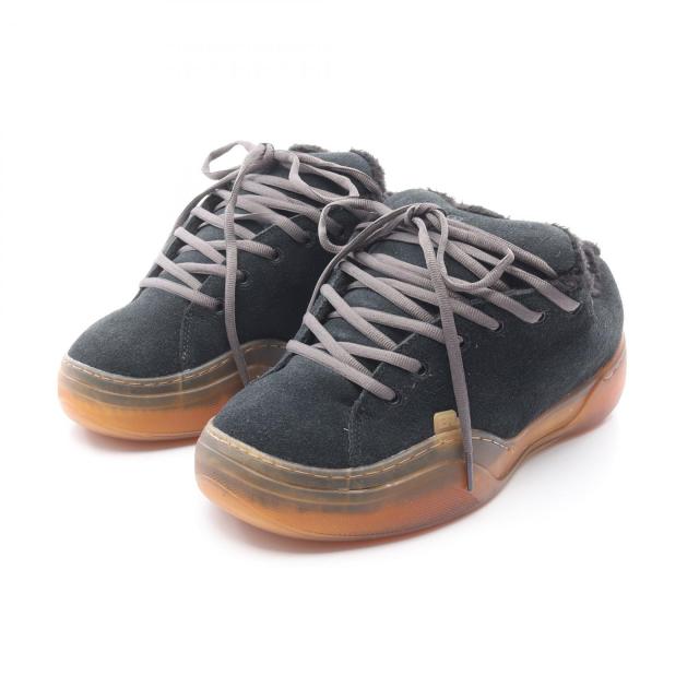 イーアールエル ERL Vamps スニーカー 靴 スウェード レディース ブラック系 【中古】