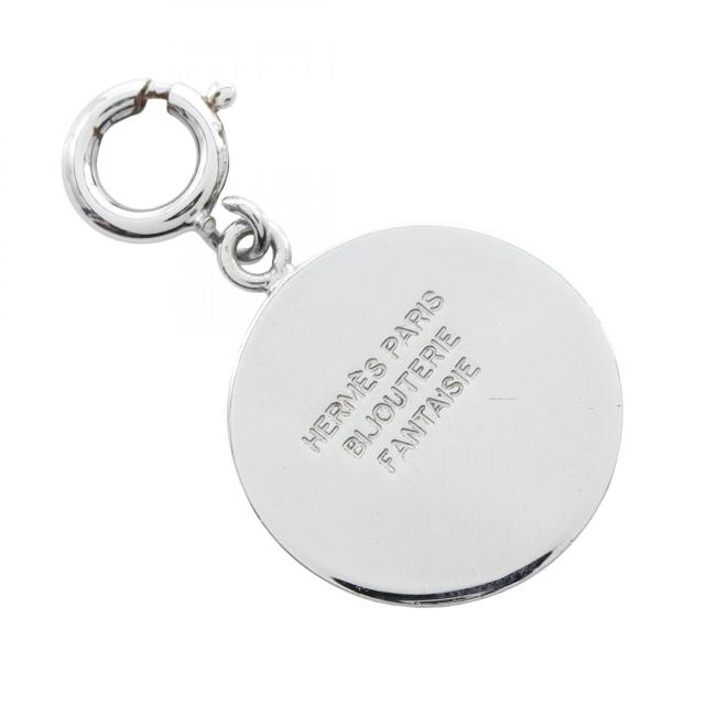 HERMES エルメス キューブ型Hペンダントトップ 白 エルメス キューブ