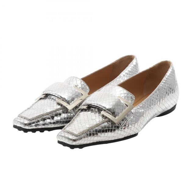 セルジオロッシ sr1 スポーツサンダル 35 ラメシルバー 美品 セルジオ