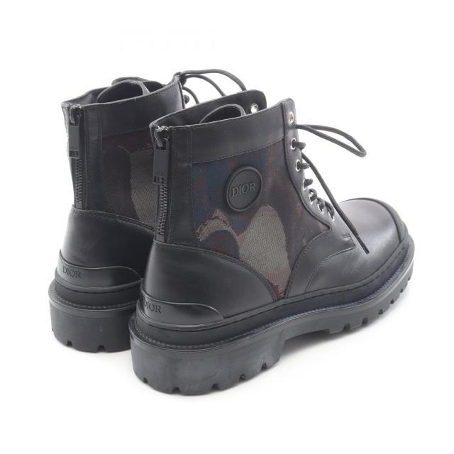 ディオール Dior エクスプローラー ブーツ 靴 レザー ファブリック  