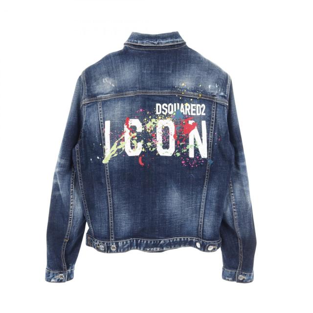ディースクエアード DSQUARED2 Icon Splatter Dan Jacket デニム