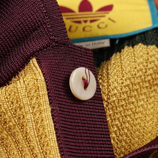 グッチ GUCCI GUCCI × adidas ニット ポロシャツ 衣料品 トップス