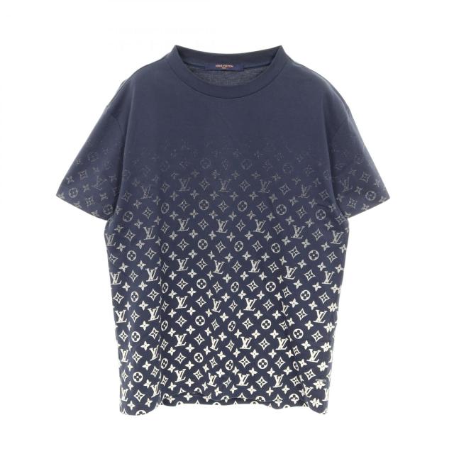ルイ・ヴィトン LOUIS VUITTON モノグラムグラディエント カットソー 衣料品 トップス コットン メンズ ネイビー系 【中古】 ルイ・ヴィトン LOUIS VUITTON モノグラムグラディエント カットソー