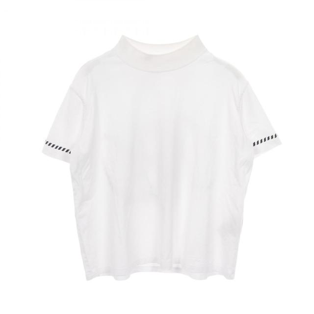 エルメス HERMES カノエ カットソー 衣料品 トップス コットン レディース ホワイト系 / ネイビー系 【中古】