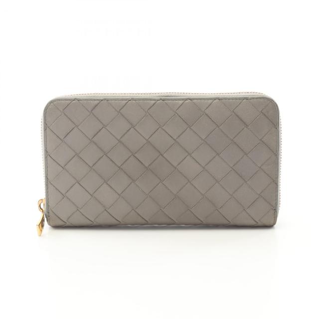 ボッテガ・ヴェネタ BOTTEGA VENETA 長財布 イントレチャート グレー