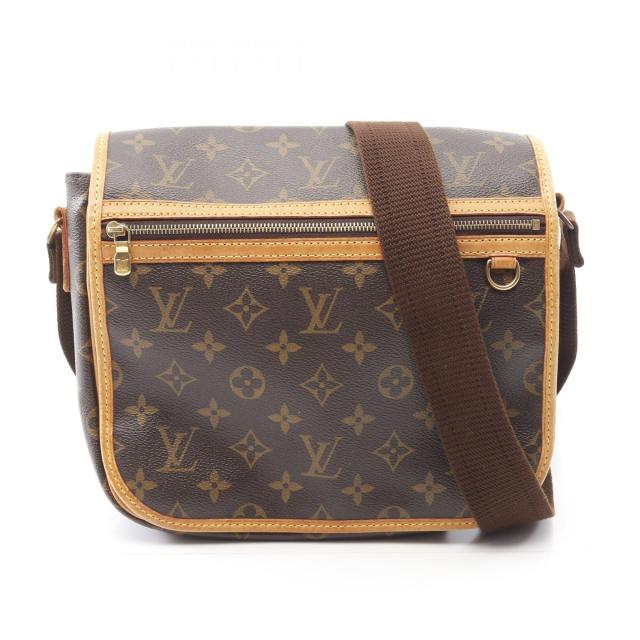 ルイ・ヴィトン LOUIS VUITTON メッセンジャーPM ボスフォール ショルダーバッグ バッグ PVCコーティングキャンバス レザー モノグラム レディース ブラウン系 M40106 【中古】