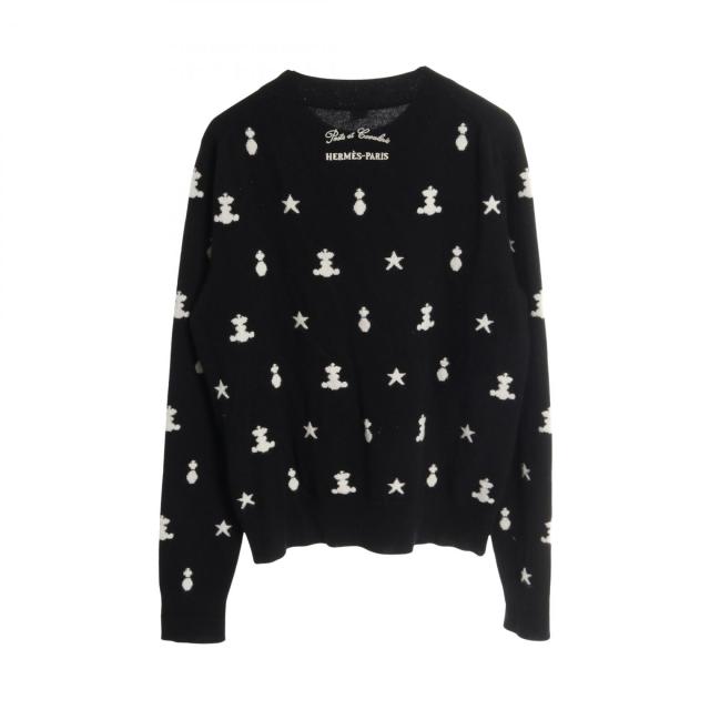 エルメス HERMES Poste et Cavalerie ニット 衣料品 トップス カシミヤ