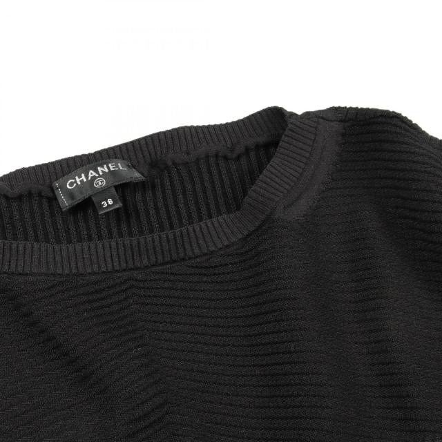 シャネル CHANEL ココマーク リブ ニット 衣料品 トップス シルク