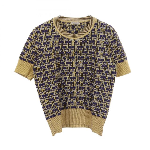 ボッテガヴェネタ BOTTEGA VENETA ニット 衣料品 トップス ウール レーヨン ポリエステル レディース イエロー系 / パープル系 504394 【中古】