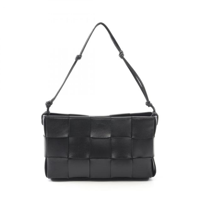 ボッテガヴェネタ BOTTEGA VENETA マキシイントレチャート カセット ハンドバッグ バッグ レザー レディース ブラック系 730543VCQC48425 【新品】