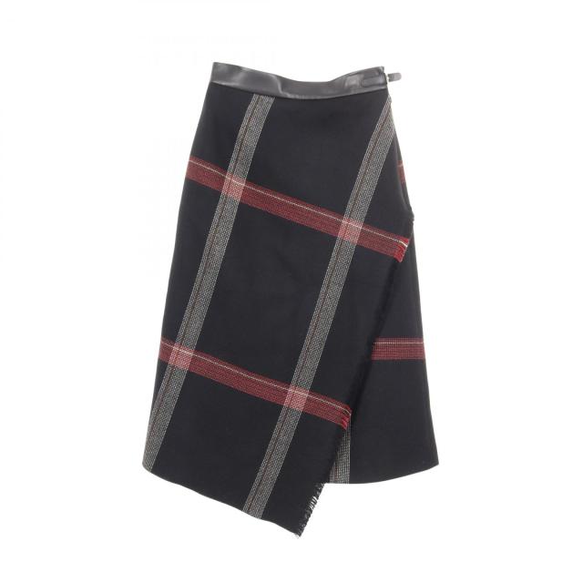 エルメス HERMES スカート 10%OFF エルメス スカート ミドル ラムスキン