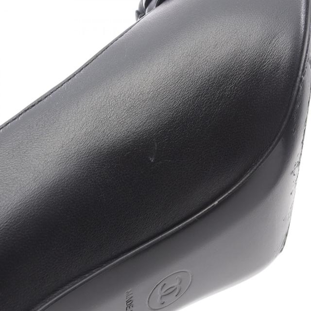 シャネル CHANEL ココマーク カメリア パンプス 靴 レザー パテント
