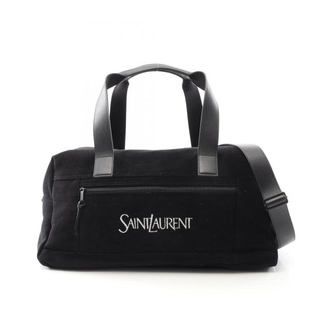 サンローランパリ SAINT LAURENT PARIS ヌックス ダッフルバッグ ボストンバッグ バッグ レザー ファブリック メンズ ブラック系 594400FACGA1070 【新品】