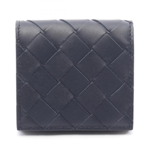 【未使用級品】ボッテガ　イントレチャート　コインケース　ブラック　黒　財布 ボッテガヴェネタ BOTTEGA VENETA イントレチャート コインケース 財布