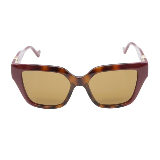 グッチ GUCCI サングラス サングラス 衣料品 アセテート メンズ レディース ボルドー系 / ブラウン系 GG1023S-009/INT/SUN 【新品】
