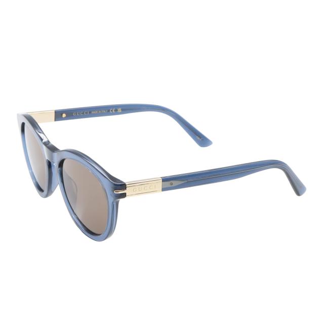 グッチ GUCCI サングラス サングラス 衣料品 プラスチック ニッケル メンズ レディース ブルー系 GG1501S-003/INT/SUN 【新品】