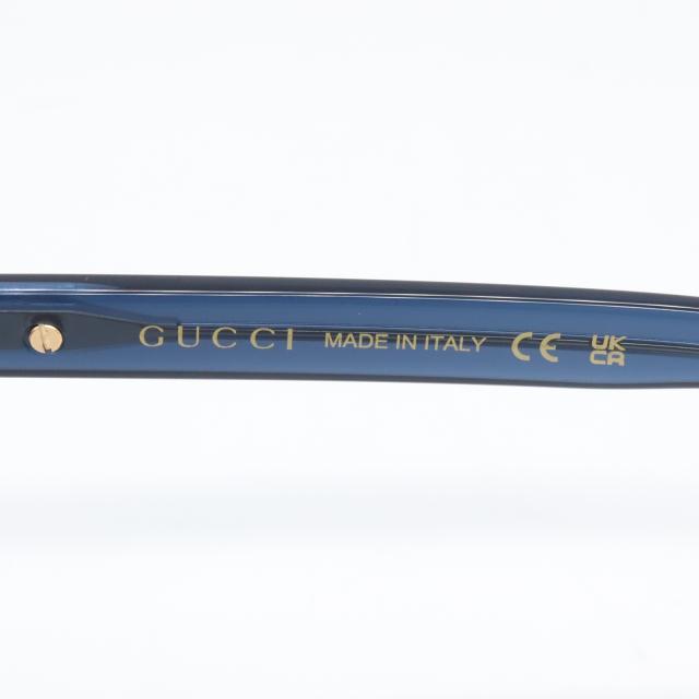 グッチ GUCCI サングラス サングラス 衣料品 プラスチック ニッケル メンズ レディース ブルー系 GG1501S-003/INT/SUN 【新品】