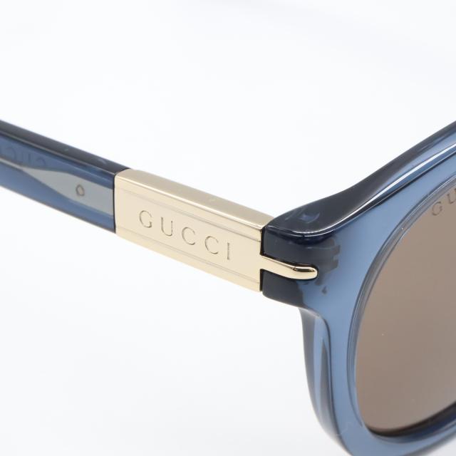グッチ GUCCI サングラス サングラス 衣料品 プラスチック ニッケル メンズ レディース ブルー系 GG1501S-003/INT/SUN 【新品】
