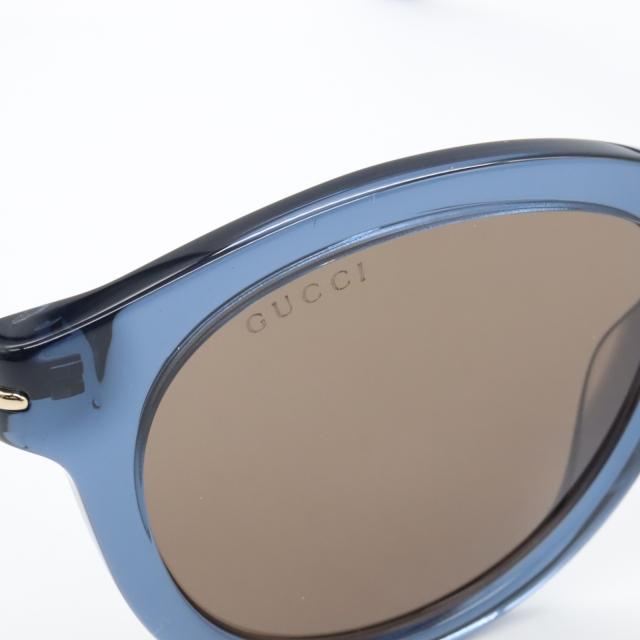 グッチ GUCCI サングラス サングラス 衣料品 プラスチック ニッケル メンズ レディース ブルー系 GG1501S-003/INT/SUN 【新品】