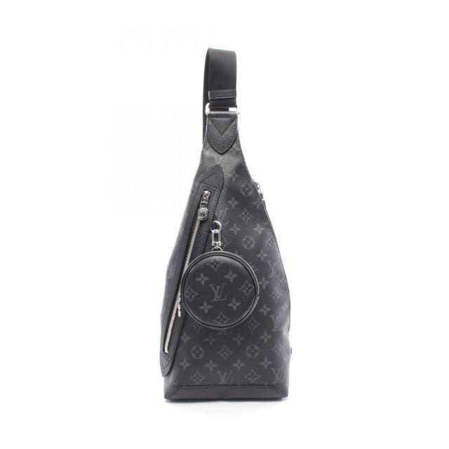 ルイ・ヴィトン LOUIS VUITTON デュオ スリングバッグ ウエストバッグ ボディバッグ バッグ PVCコーティングキャンバス レザー タイガラマ メンズ ブラック系 M30936 【中古】