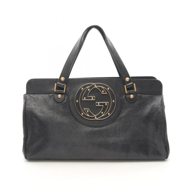 BVLGARI ブルガリ ハンドバッグ ブラック 14054 レディース【中古】 z4891