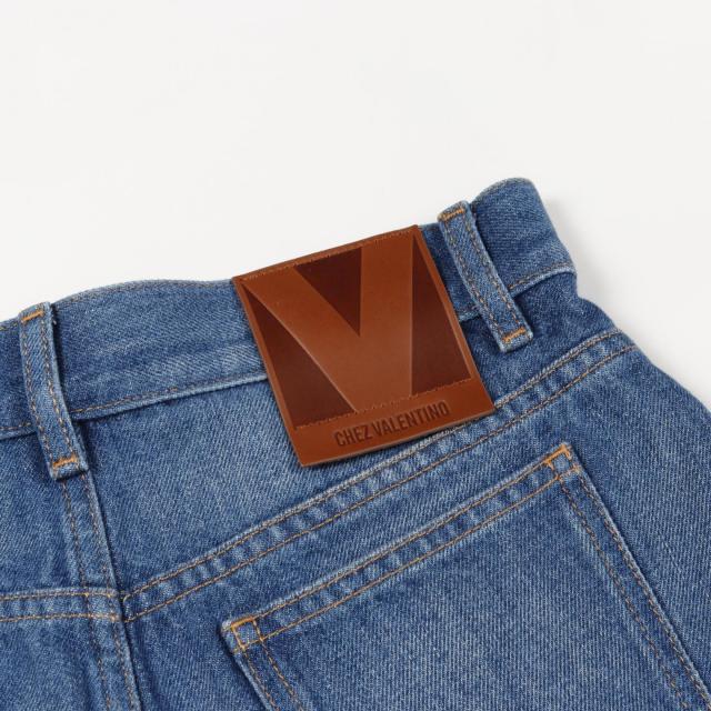 ヴァレンチノ Valentino スカート 衣料品 ボトムス コットン レディース ブルー系 【中古】 ヴァレンチノ Valentino スカート 衣料品 ボトムス コットン