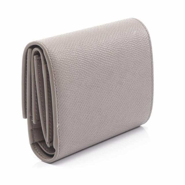 CELINE グレー レザー 三つ折り財布 CELINE セリーヌ 三つ折り財布
