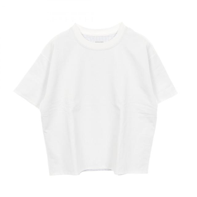 ボッテガヴェネタ BOTTEGA VENETA ダブルレイヤー カットソー 衣料品 トップス コットン レディース ホワイト系 【中古】