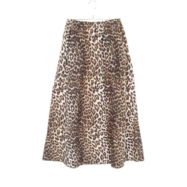 ガニー Ganni スカート 衣料品 ボトムス コットン レディース ブラック系 / ブラウン系 / ベージュ系 【中古】