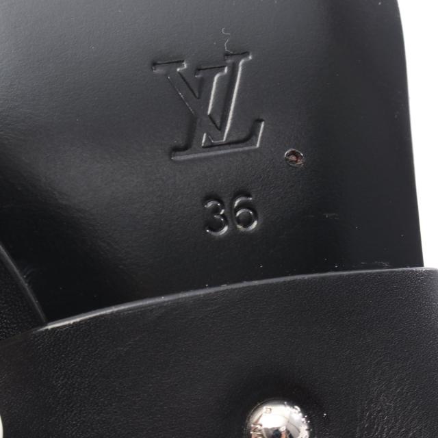 ルイ・ヴィトン LOUIS VUITTON ラプソディライン モノグラム ブーツ 靴 レザー PVCコーティングキャンバス レディース ブラック系 / ブラウン系 【中古】 ルイ・ヴィトン LOUIS VUITTON ラプソディライン モノグラム ブーツ 靴