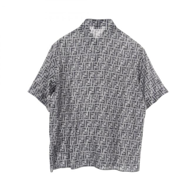 フェンディ FENDI ズッカ 衣料品 トップス ファブリック メンズ グレー